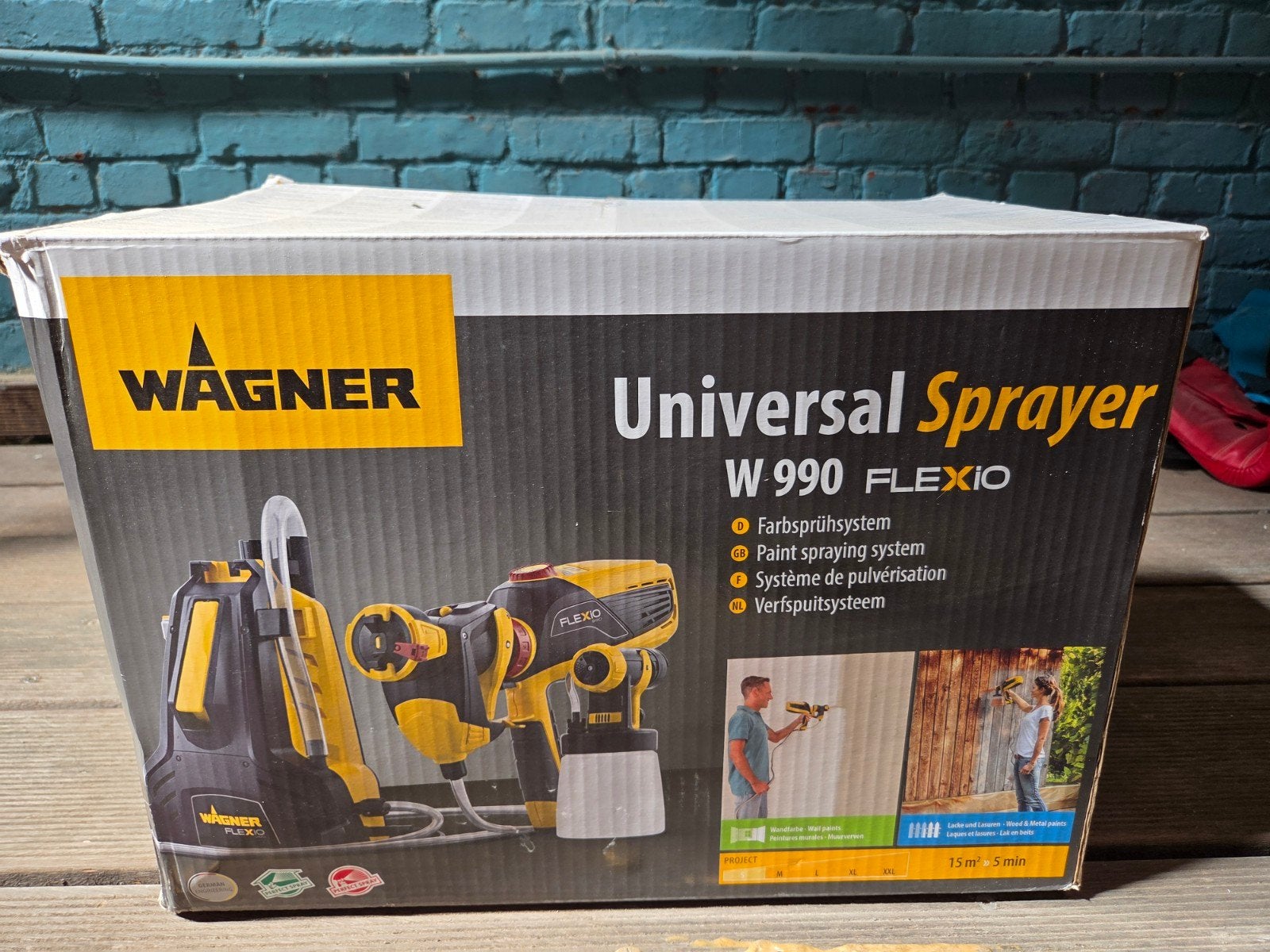 Wagner Universal Sprayer W 990 FLEXiO – nieuw, nooit gebruik, Bricolage & Construction, Matériel de peinture, Enlèvement ou Envoi