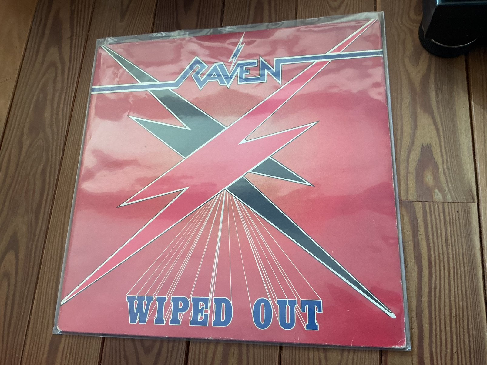 LP Raven (UK) - wiped out, Ophalen of Verzenden, Gebruikt, LP