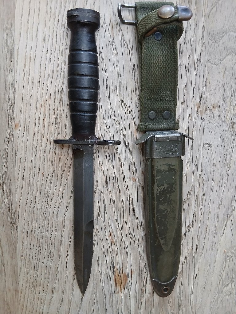 Amerikaanse M4 dolk/bajonet, Verzamelen, Verzenden, Landmacht, Mes of Dolk