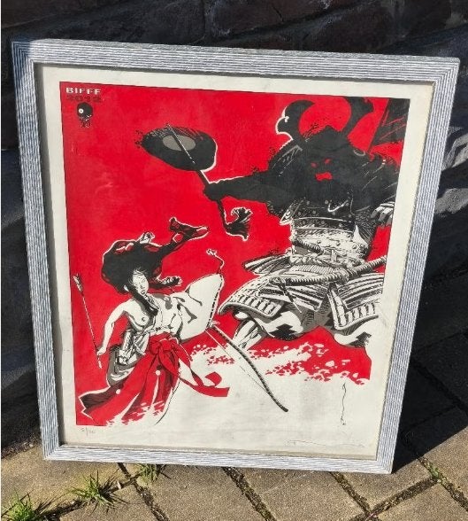 Lithographie de la bande dessinée bifff 2012, Enlèvement ou Envoi, Lithographie