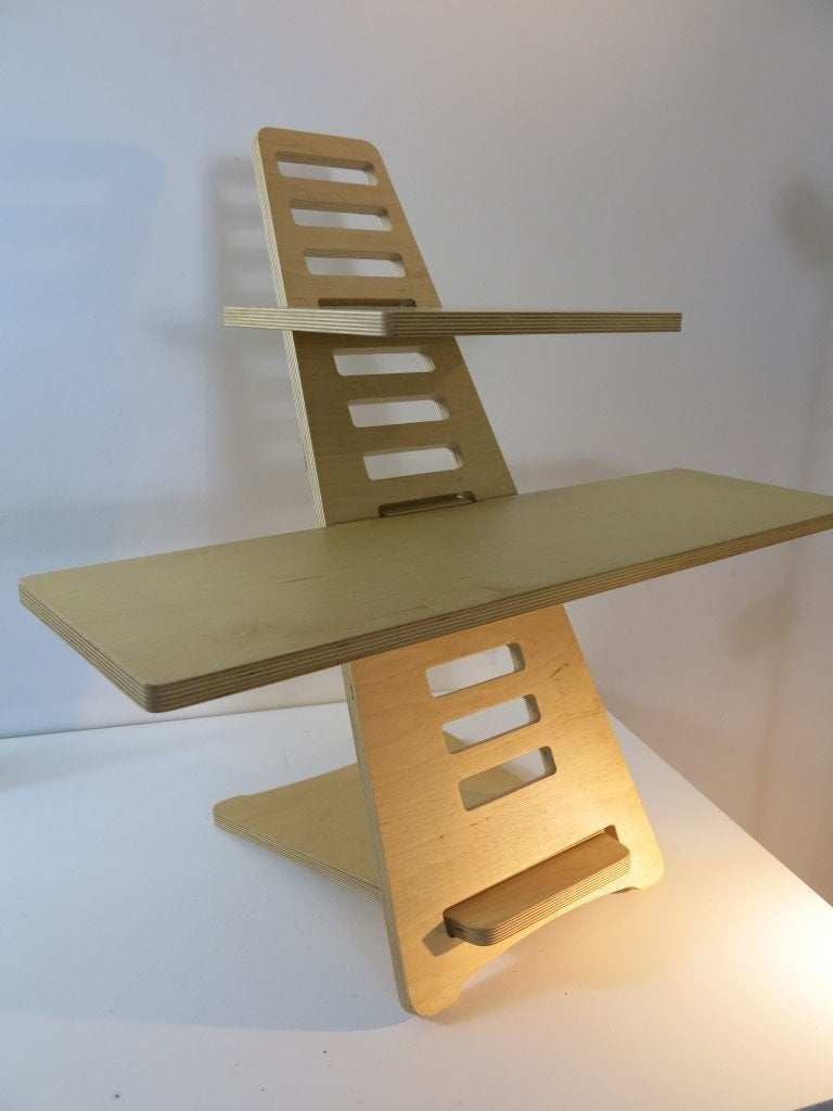 Convertisseur de bureau Sit-Stand (modèle Upstaa/Sleekform), Enlèvement ou Envoi, Comme neuf, Bureau assis-debout