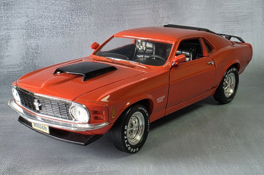 ERTL 1/18 - Ford Mustang Boss 429 de 1970, Enlèvement ou Envoi, Comme neuf, Voiture, ERTL