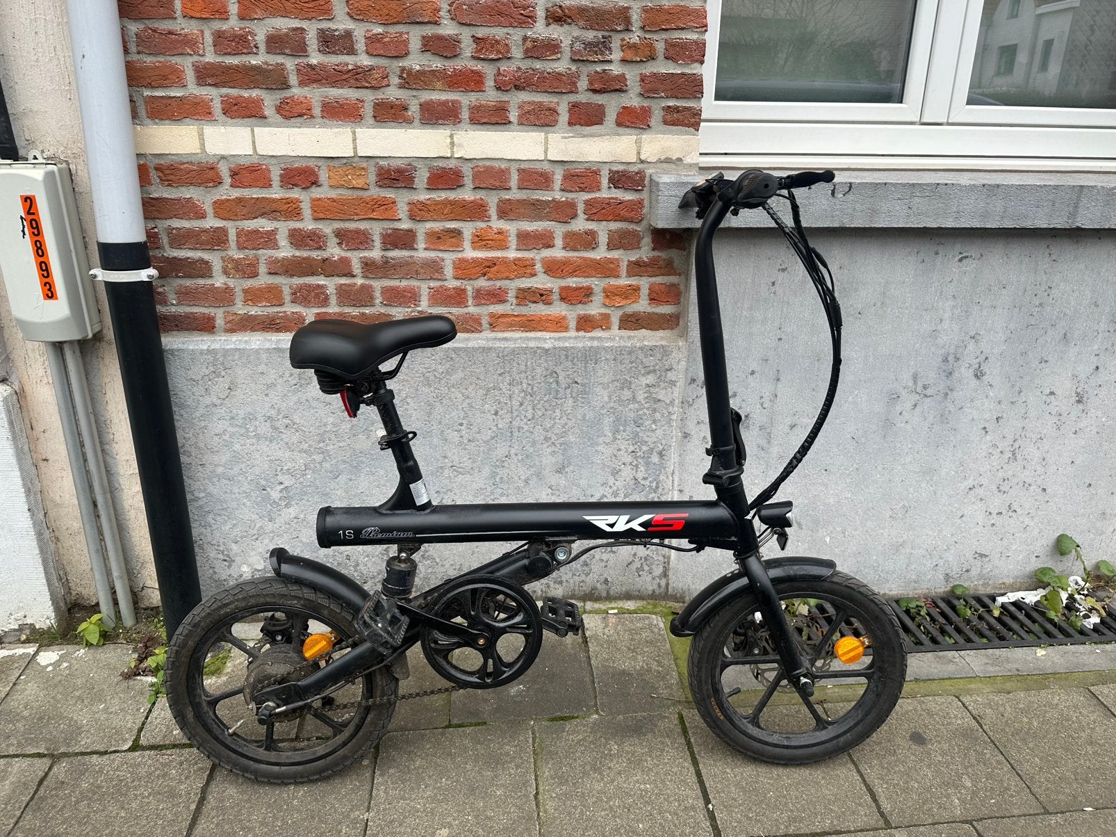 Elektrische fiets, Fietsen en Brommers, Ophalen, Deels opvouwbaar