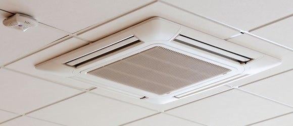 24.000 BTU 7KW plafond cassette AIRCO airconditioner AMENA, Electroménager, Climatiseurs, Enlèvement ou Envoi, Chauffage, Télécommande