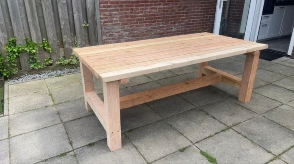 nieuwe tuintafels van douglashout, Tuin en Terras, Ophalen of Verzenden, Nieuw, Rechthoekig, Hout