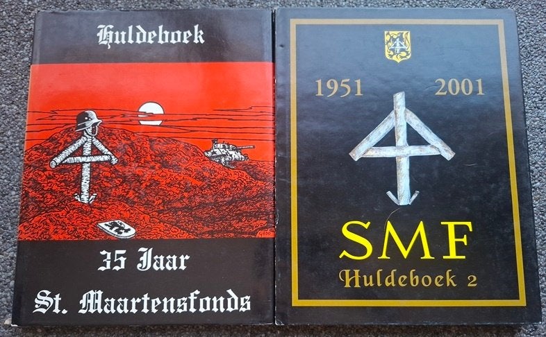 2-delige set Huldeboeken SMF Oostfronters (Vlaams Legioen), Ophalen of Verzenden, Landmacht, Boek of Tijdschrift