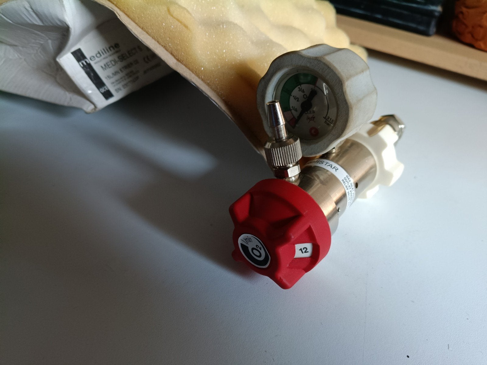 manomètre d'oxygénothérapie pour bouteille sécu plongée, Sports nautiques & Bateaux, Plongée, Utilisé, Autres types