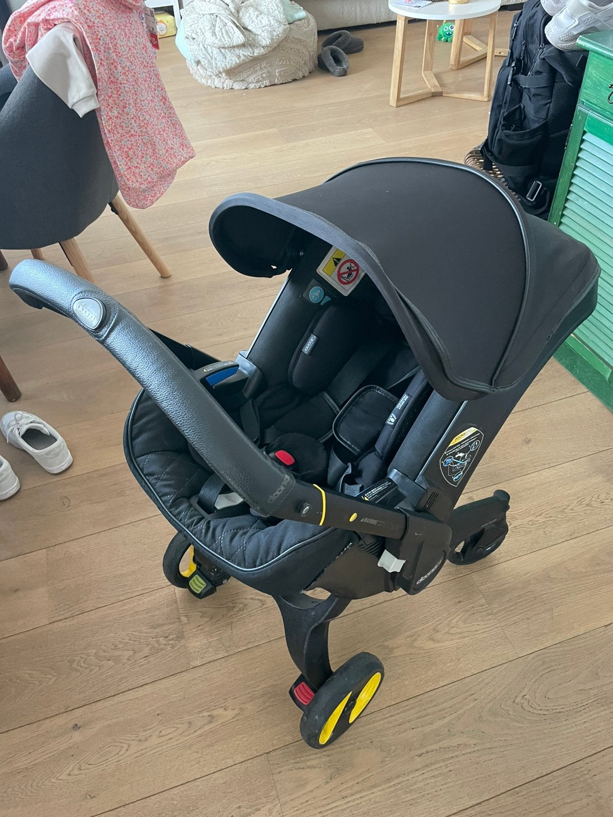 Doona + ISOFIX, Ophalen, Gebruikt
