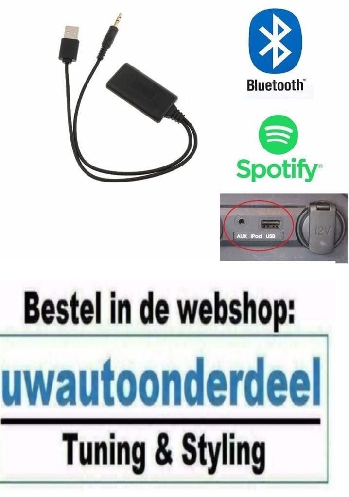 Usb Aux Bluetooth Adapter Module Muziek Streamen Alfa Romeo, Envoi