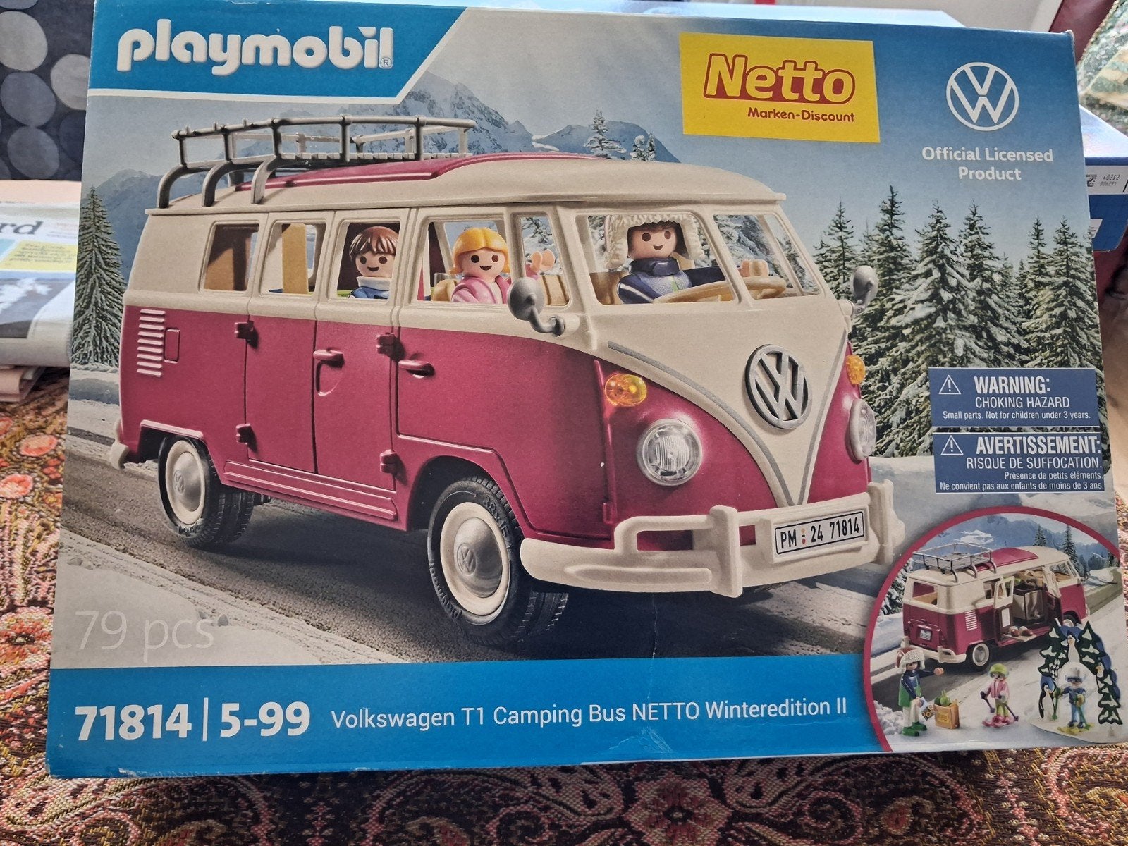 Playmobil 71814 - Volkswagen T1 - Winter editie, Kinderen en Baby's, Speelgoed | Playmobil, Ophalen of Verzenden