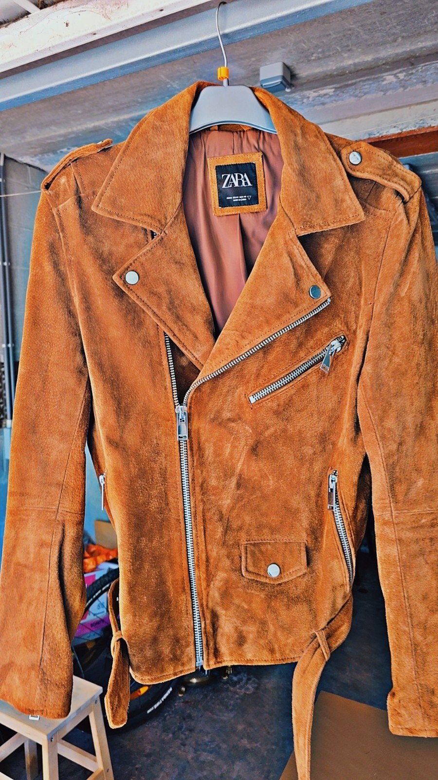 Vestme perfecto homme zara en daim, Vêtements | Femmes