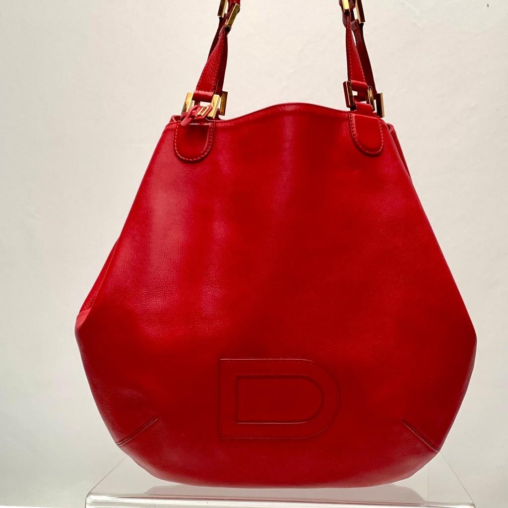 Handtas Delvaux. Nog meer Delvaux en Louis Vuitton te koop., Handtassen en Accessoires, Ophalen of Verzenden, Rood, Handtas
