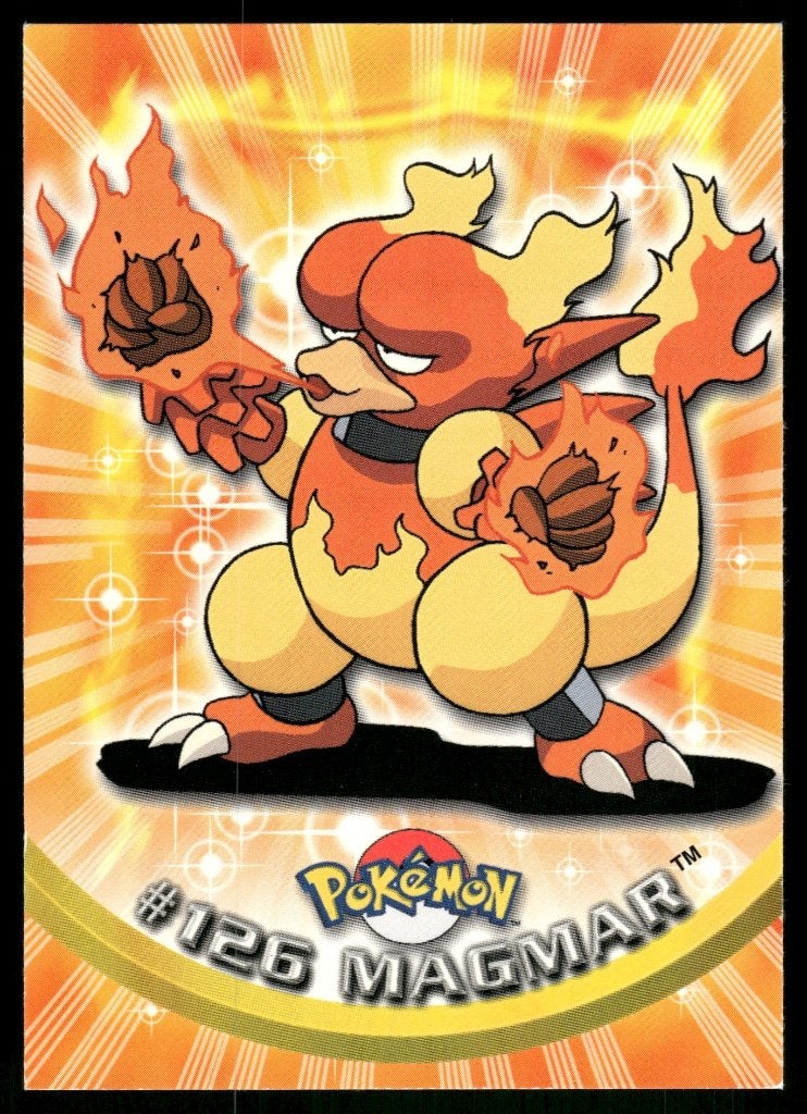 Magmar 126/144 - Topps Series 3 (NM), Hobby en Vrije tijd, Verzamelkaartspellen | Pokémon, Verzenden, Gebruikt