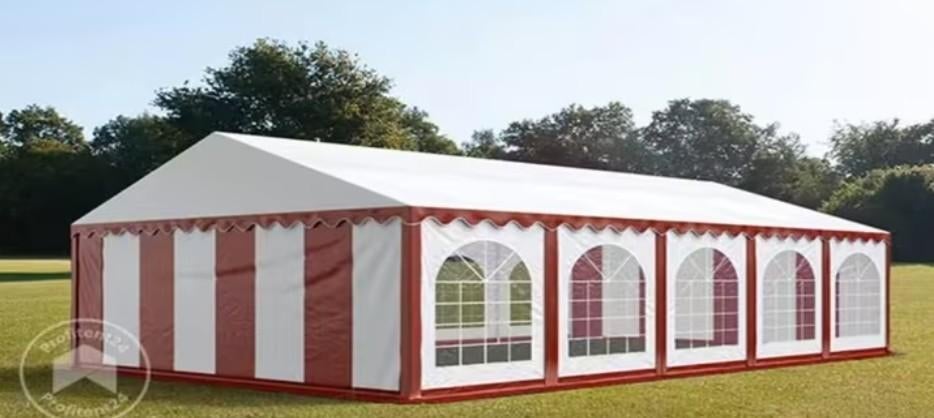 tent 5 m  x 10 m met vloer, Ophalen, Zo goed als nieuw