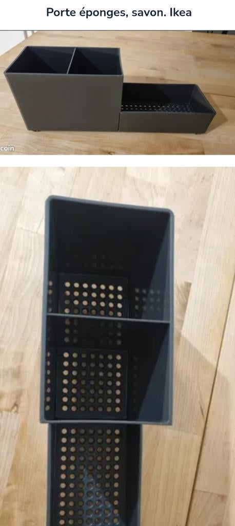 Spoelbak, gereedschapshouder, afdruiprek, Huis en Inrichting, Ophalen, Minder dan 50 cm, Zwart, Nieuw