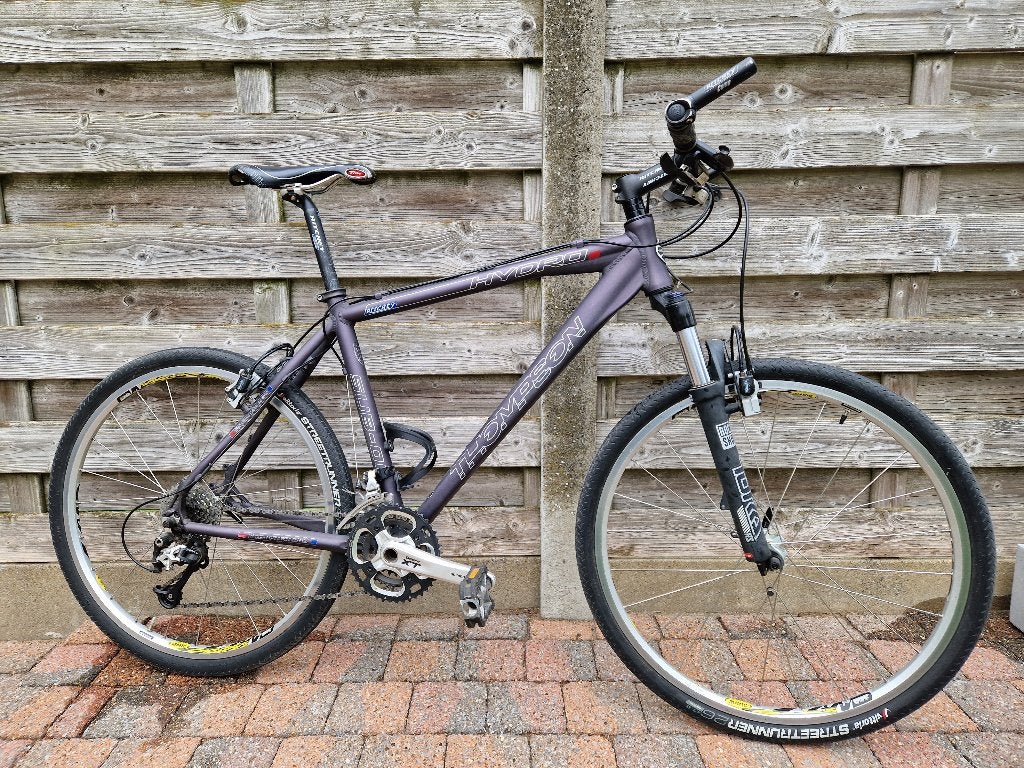 Mountainbike Thompson, Gebruikt, Velgrem, Meer dan 20 versnellingen, Ophalen