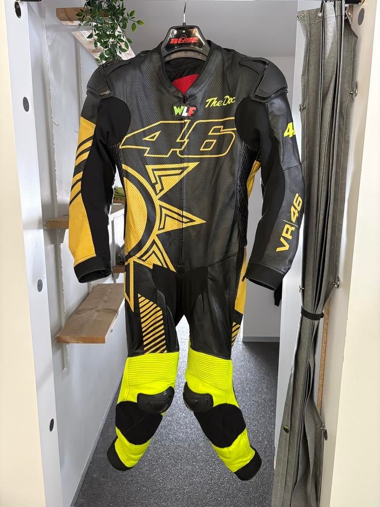 Exclusief VR46 Motorpak. Hoogwaardig Kangoeroeleer. Maat 50, Motoren, Kleding | Motorkleding, Ophalen, Nieuw zonder kaartje, Heren