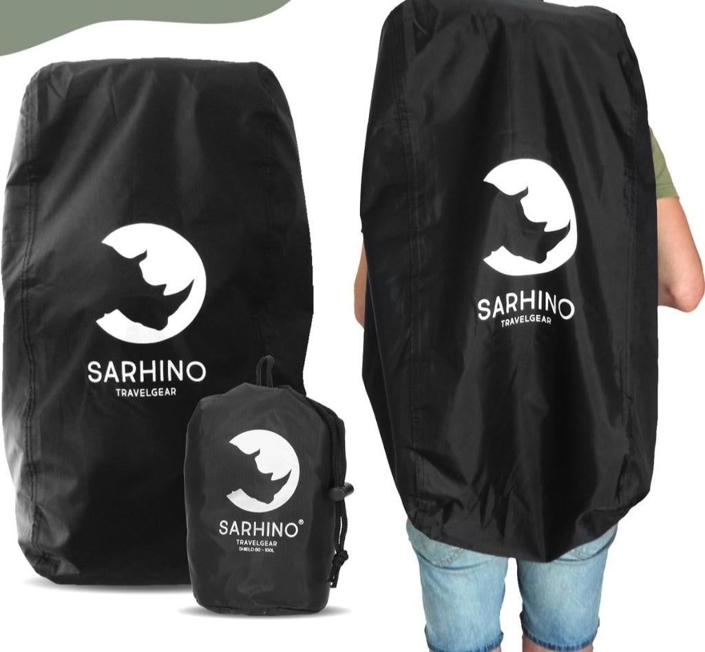 Sarhino flightbag en regenhoes voor backpacks 50-70l (nieuw), Ophalen of Verzenden, Nieuw, Overige merken, Waterdicht