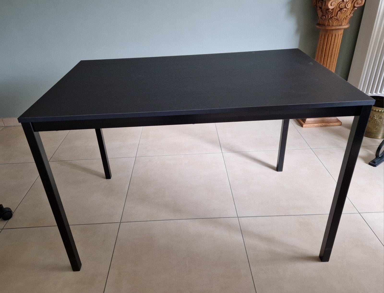 Eettafel/ Bureautafel zwart, Enlèvement