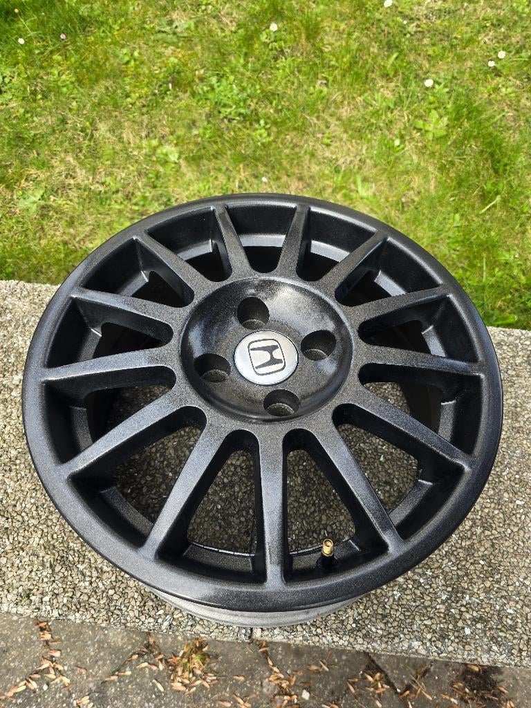 Jantes 4x100 et pneus Yokohama en 195 50 15, Auto-onderdelen, Banden en Velgen, Velg(en), Zomerbanden, 15 inch, 195 mm, Personenwagen