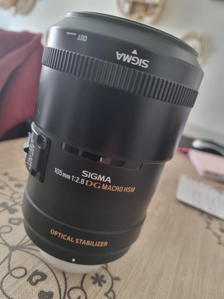 Objectif sigma 10.20 mm. F/3.5 ex de. Hsm-nikon, Enlèvement