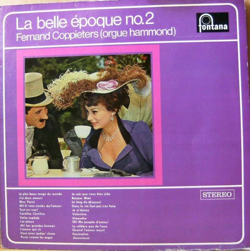 LP Fernand Coppieters - La Belle époque n 2, Enlèvement ou Envoi, Pop, Housse de protection extérieure, Comme neuf