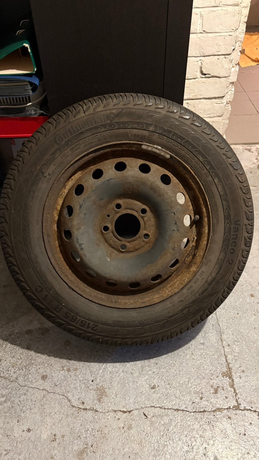 Roue de secours Renault Trafic 3 + Cric d’origine, Ophalen, 16 inch, Banden en Velgen, Zomerbanden