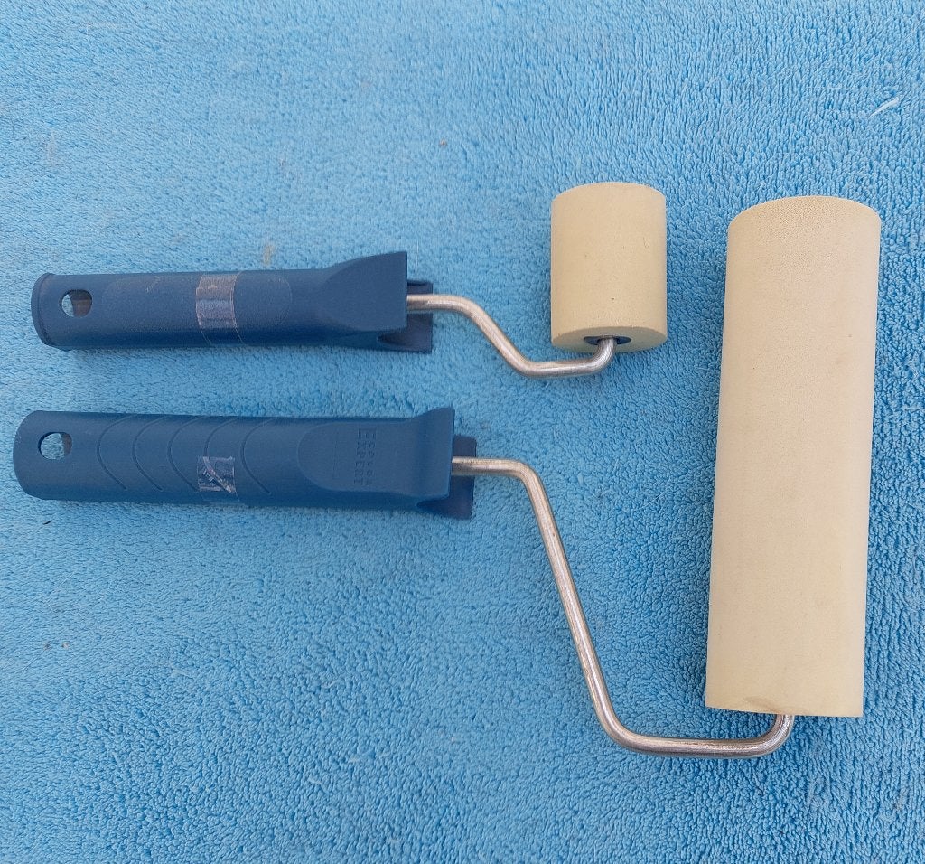 Rubber aandrukrol behang., Ophalen of Verzenden, Nieuw, Rubber, Knutselmateriaal