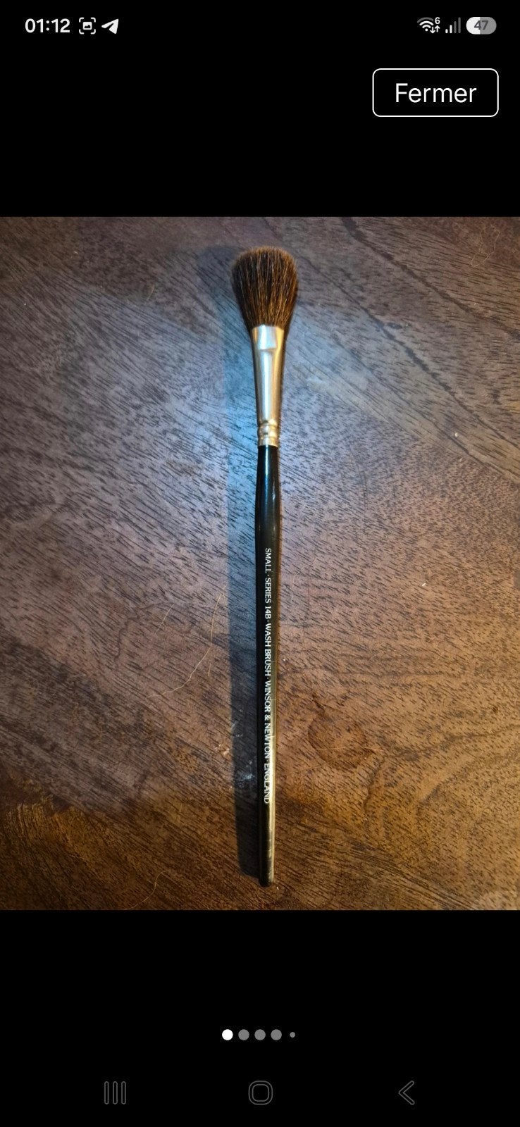 Pinceau lavis Winsor & Newton Series 14B Small Angleterre, Enlèvement ou Envoi