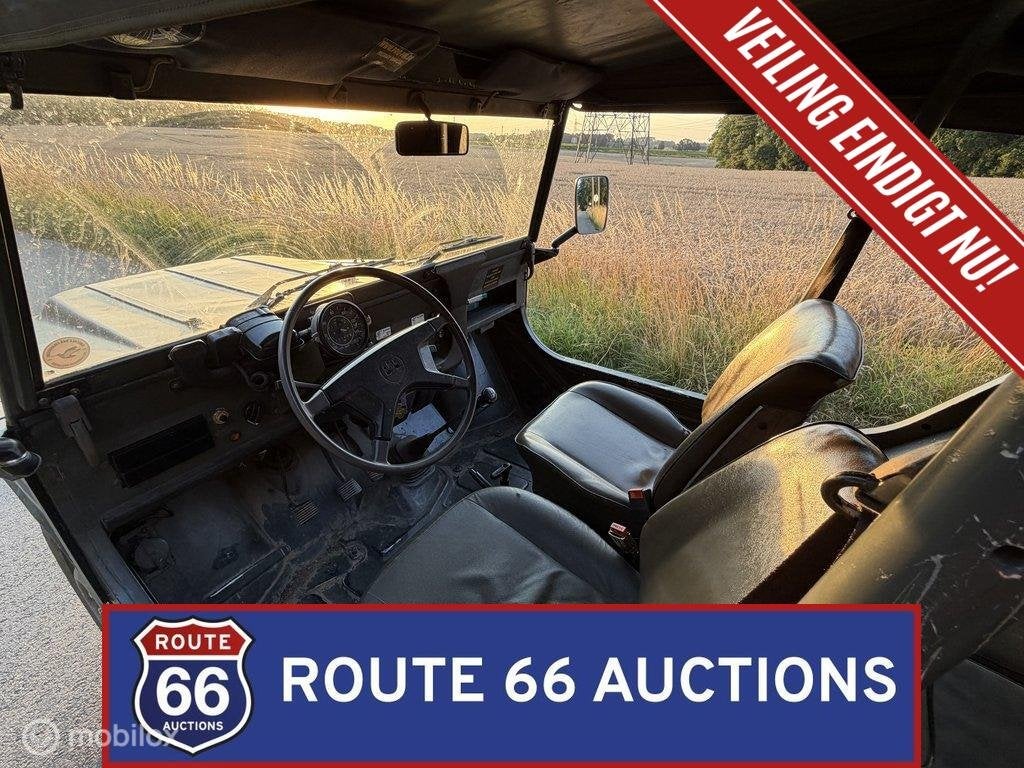 Volkswagen Iltis | 1978 | Route 66 Auctions, Volkswagen, Zwart, Bedrijf, Handgeschakeld