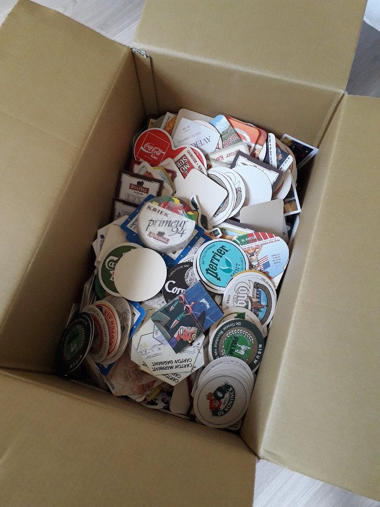 LOT bierviltjes van jaren 80 / 90, Verzamelen, Ophalen, Zo goed als nieuw, Viltje(s)