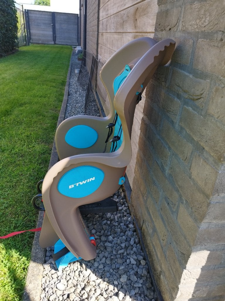 Fietsstoeltje voor bagagedrager, Ophalen, Achterzitje, 0 t/m 18 kg, B'twin