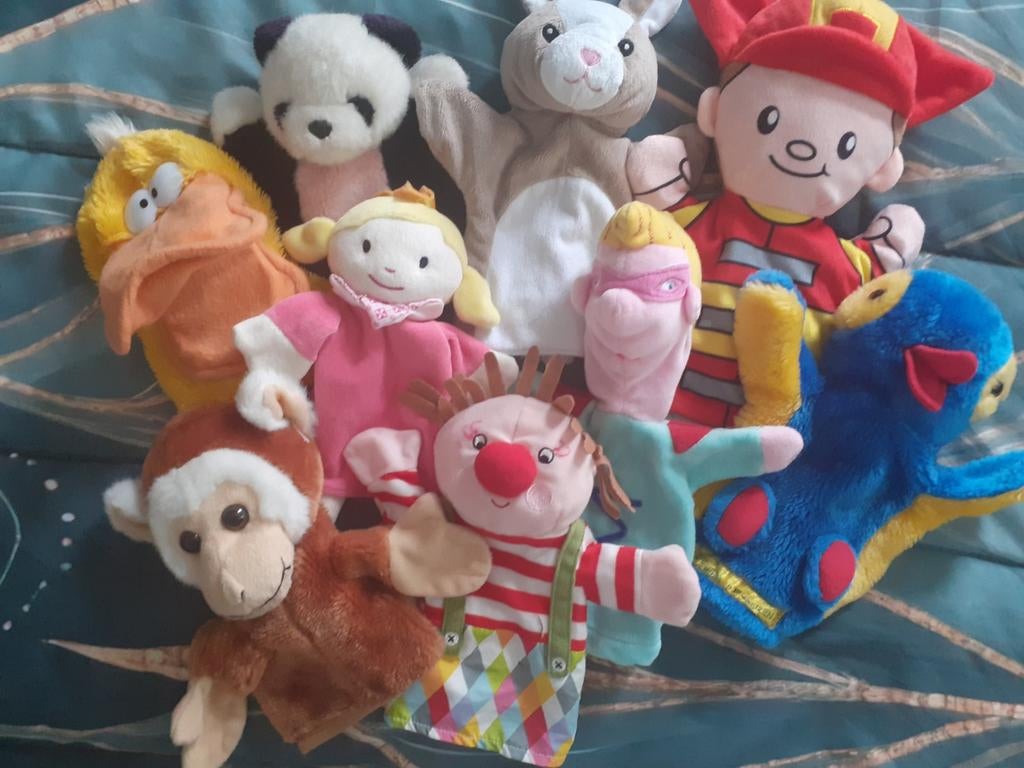 Handpoppen poppenkastpoppen ( 2 ), Verzamelen, Ophalen of Verzenden