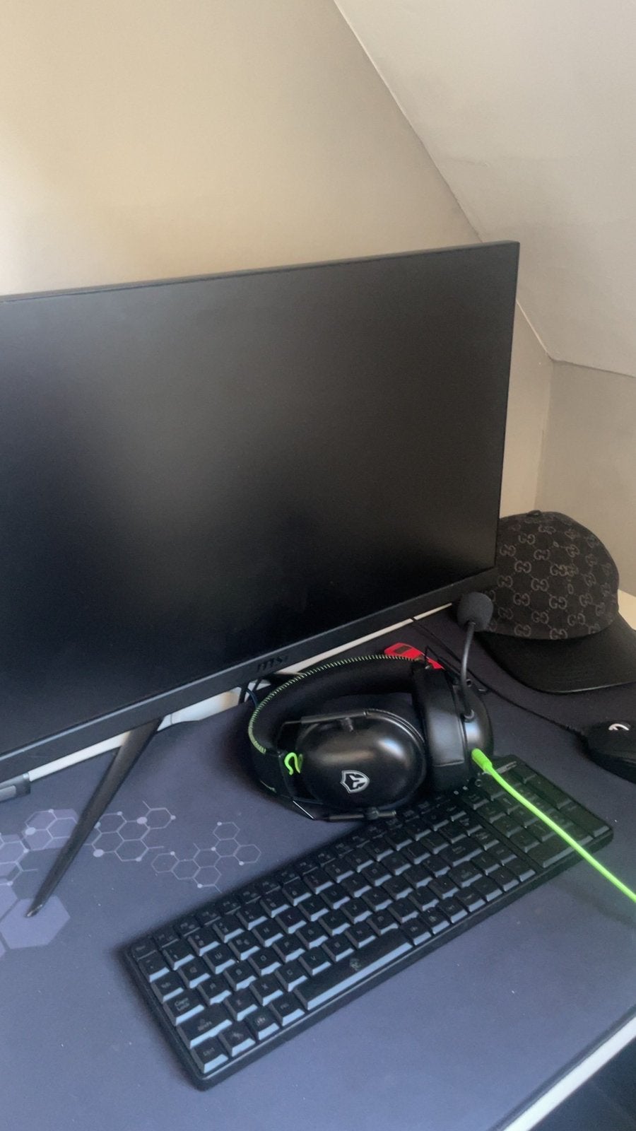 Gaming setup met monitor, Ophalen, Zo goed als nieuw
