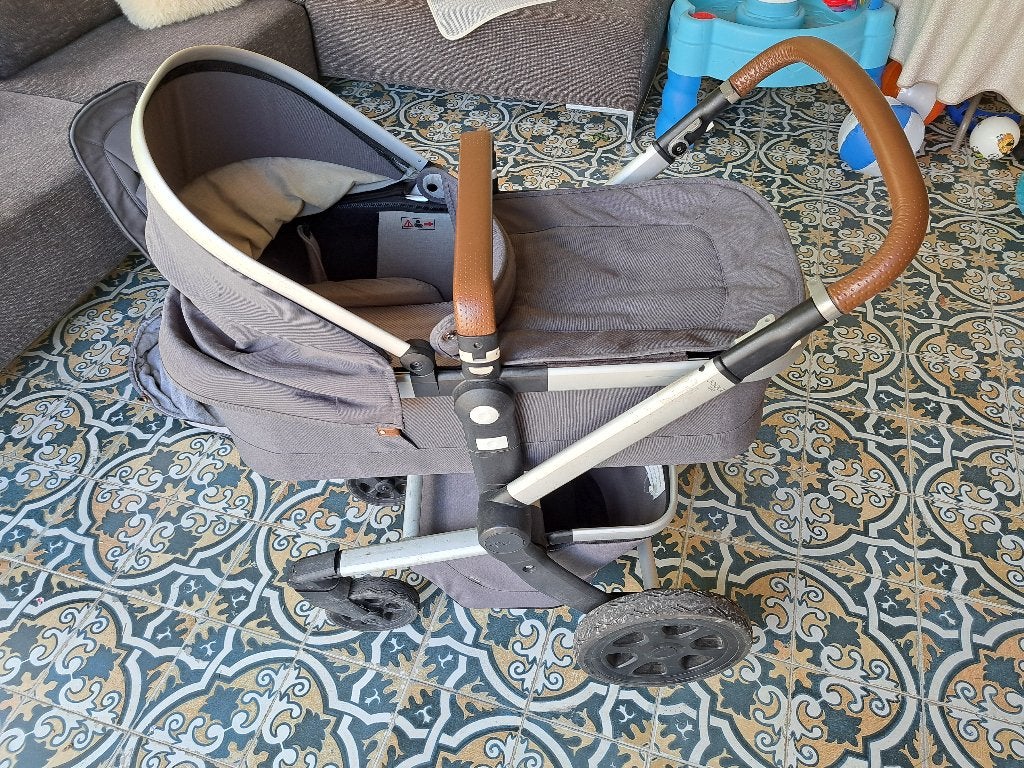 Kinderwagen met bijbehoren, Gebruikt, Verstelbare duwstang, Ophalen, Kinderwagen