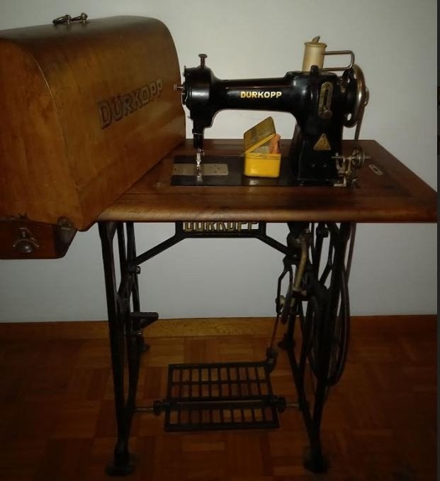 Durkopp naaimachine, Ophalen