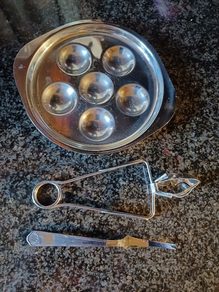 Service à escargots, Maison & Meubles, Cuisine | Vaisselle, Service complet, Enlèvement ou Envoi, Comme neuf, Classique