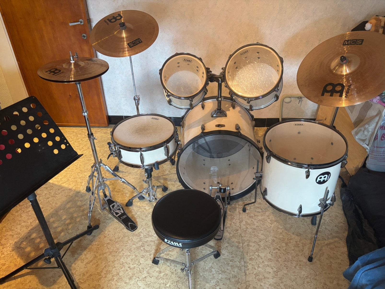 Drumstel, Muziek en Instrumenten, Drumstellen en Slagwerk, Ophalen, Gebruikt