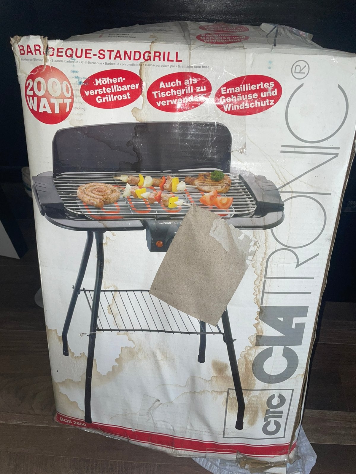 Elektrische camping barbecue, Ophalen, Zo goed als nieuw