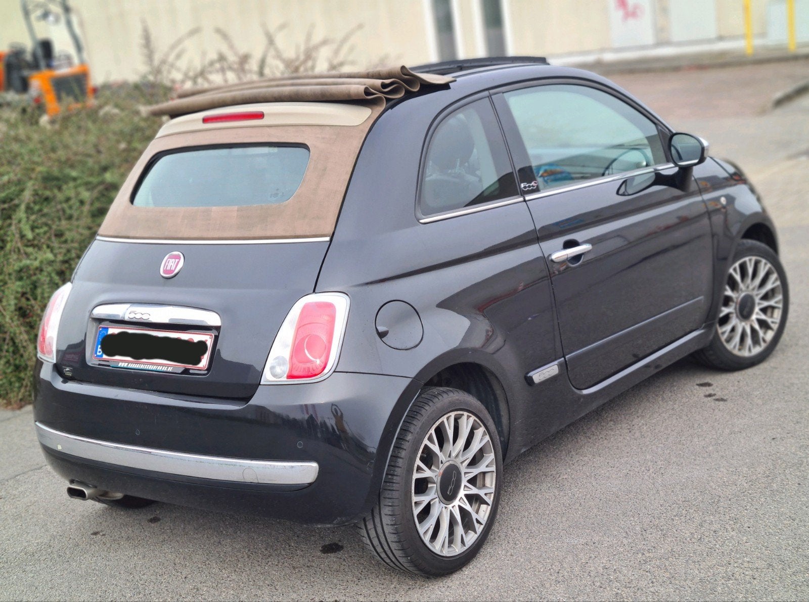Fiat 500 cabrio 12ess 2014.170mkm cuir rouge 5700€ ctok, Cuir, Euro 5, Achat, Cabriolet