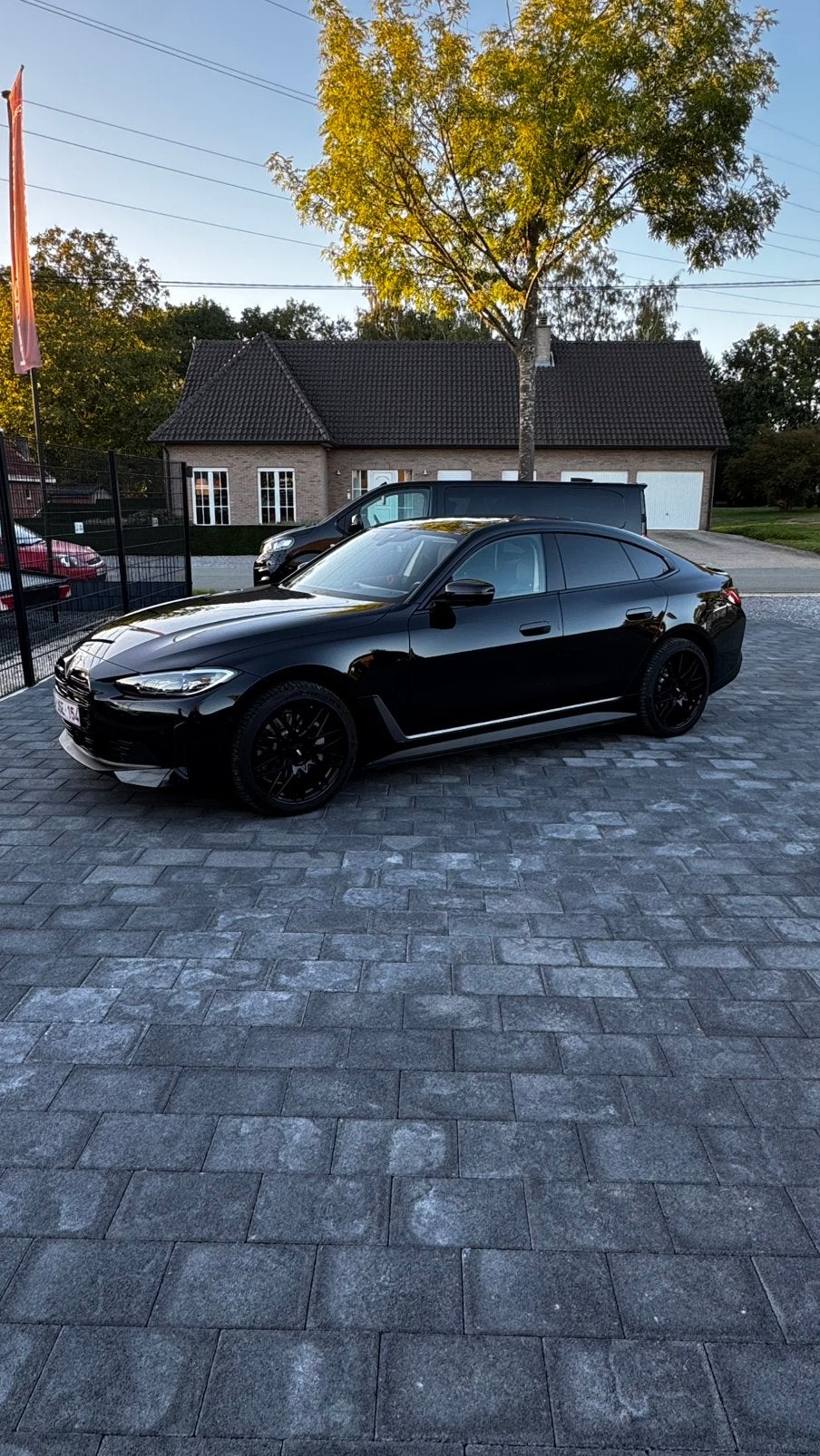 Bmw i4 edrive40 elektrische sport pakket, Auto's, I4, Zwart, Elektrisch, Particulier