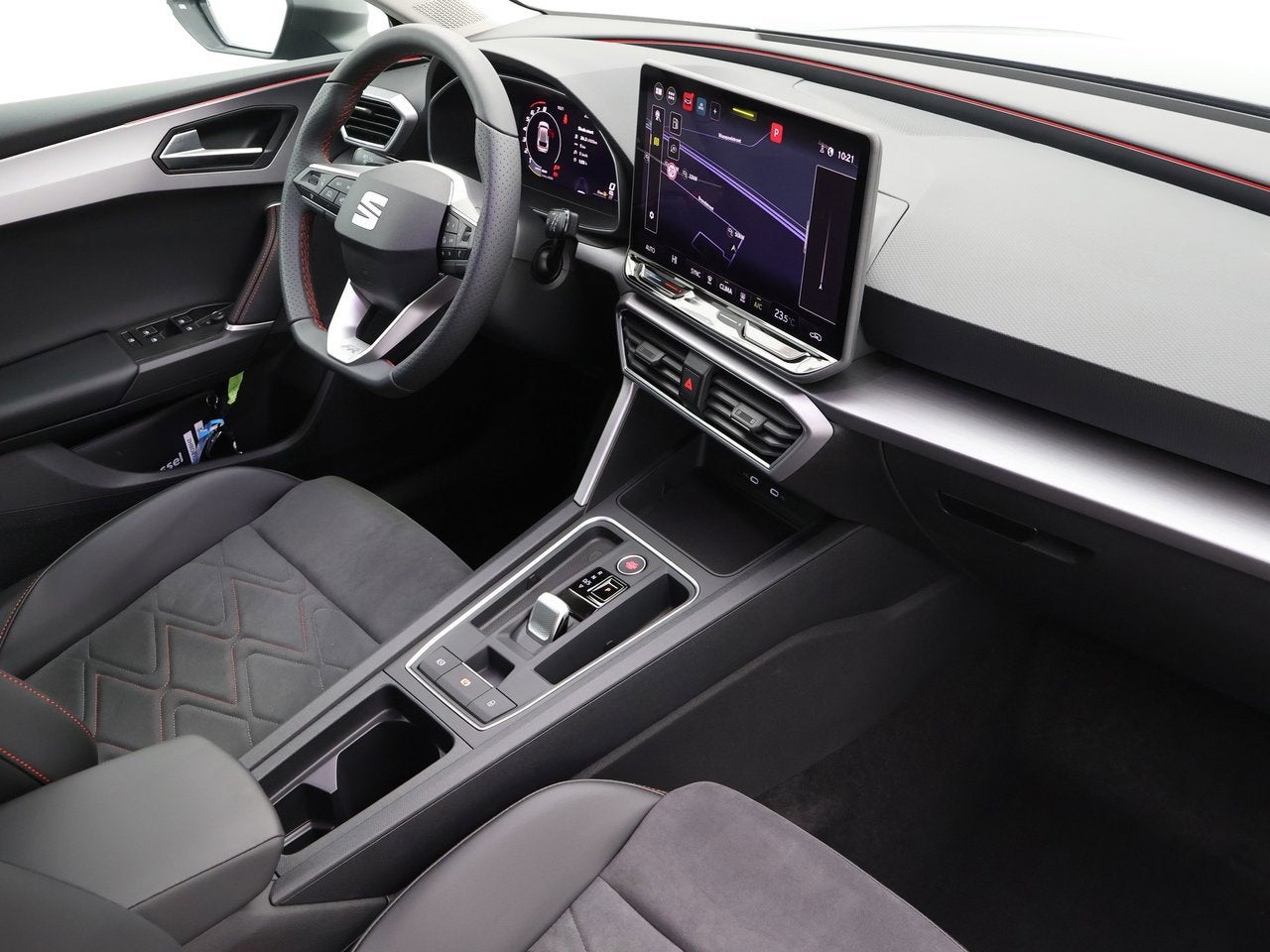 Seat Leon Leon 5D FR 1.5TSI 150pk *AUTOMAAT*APP CONNECT*CAME, Autos, Argent ou Gris, Achat, Leon, Berline