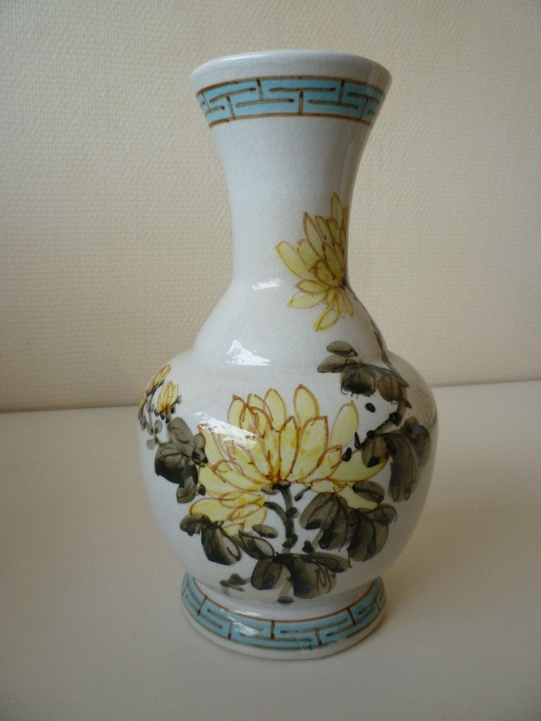 Porseleinen vaas in Japanse stijl, Antiek en Kunst, Ophalen of Verzenden