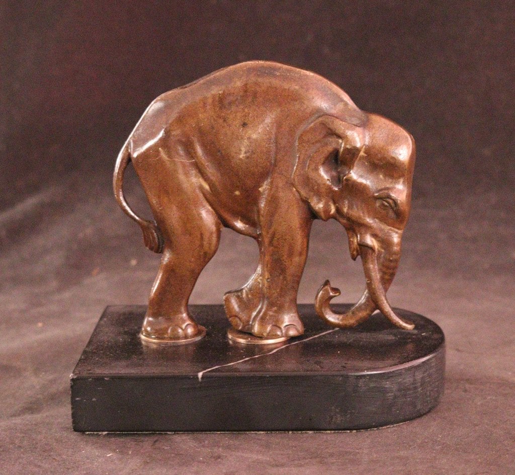 Serre-livres Art Déco en bronze, Enlèvement ou Envoi