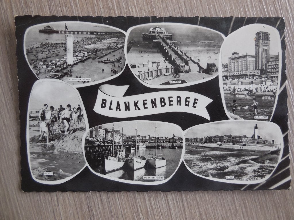 postkaart Blankenberge, Verzamelen, Ophalen of Verzenden, 1940 tot 1960, Gelopen, West-Vlaanderen