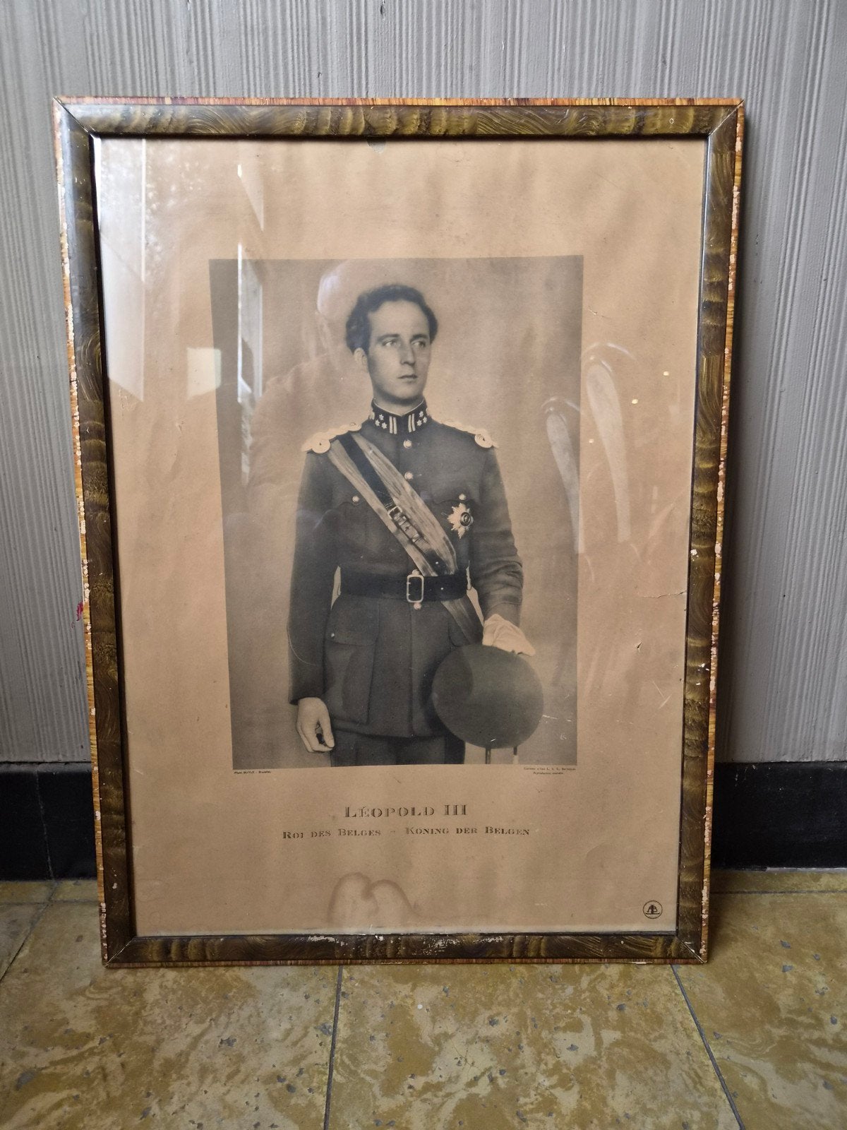 Koning Leopold III, Ophalen, Gebruikt, Kaart, Foto of Prent