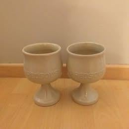 2 bierglazen Maredsous NIEUW, Verzamelen, Biermerken, Ophalen, Nieuw