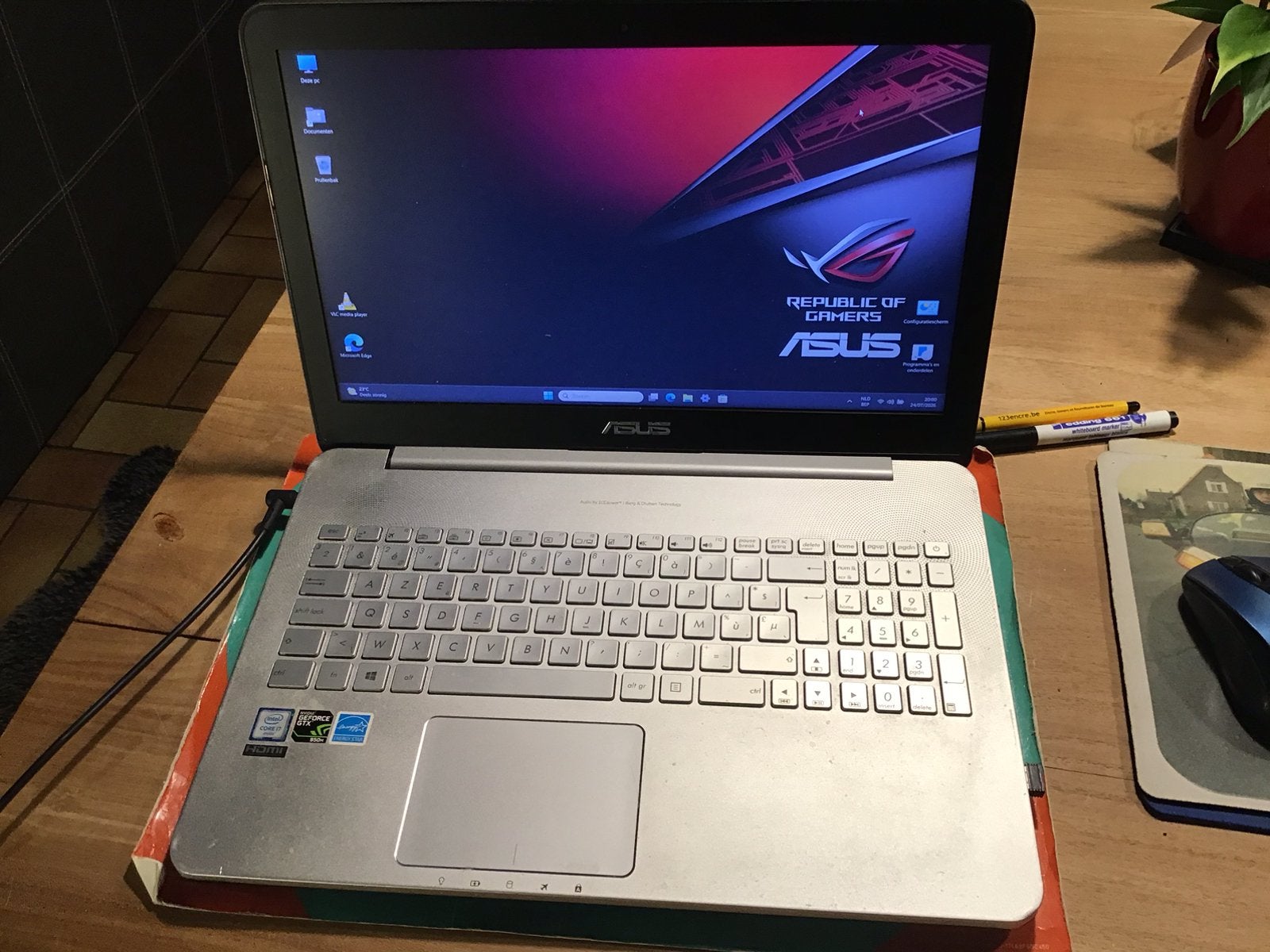 Laptop Asus i7 Ddr 4, Ophalen, Gebruikt, Met videokaart, 15 inch