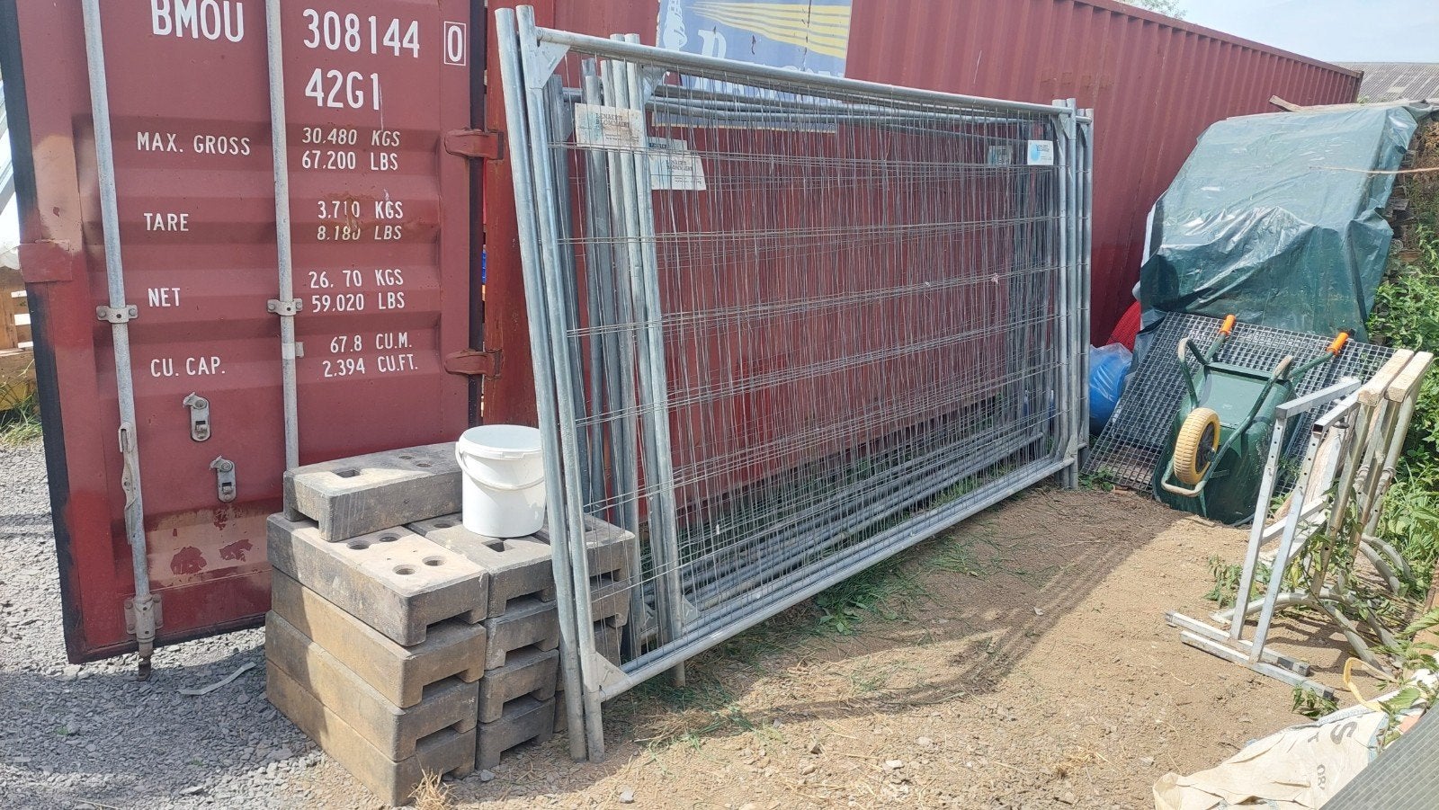 Barrières de chantier, Zakelijke goederen