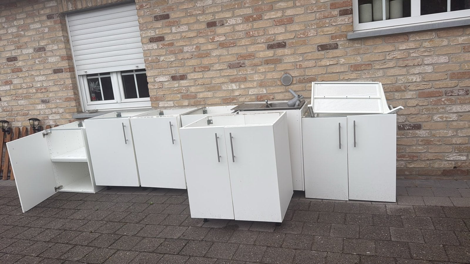 Witte kasten, Ophalen, Gebruikt